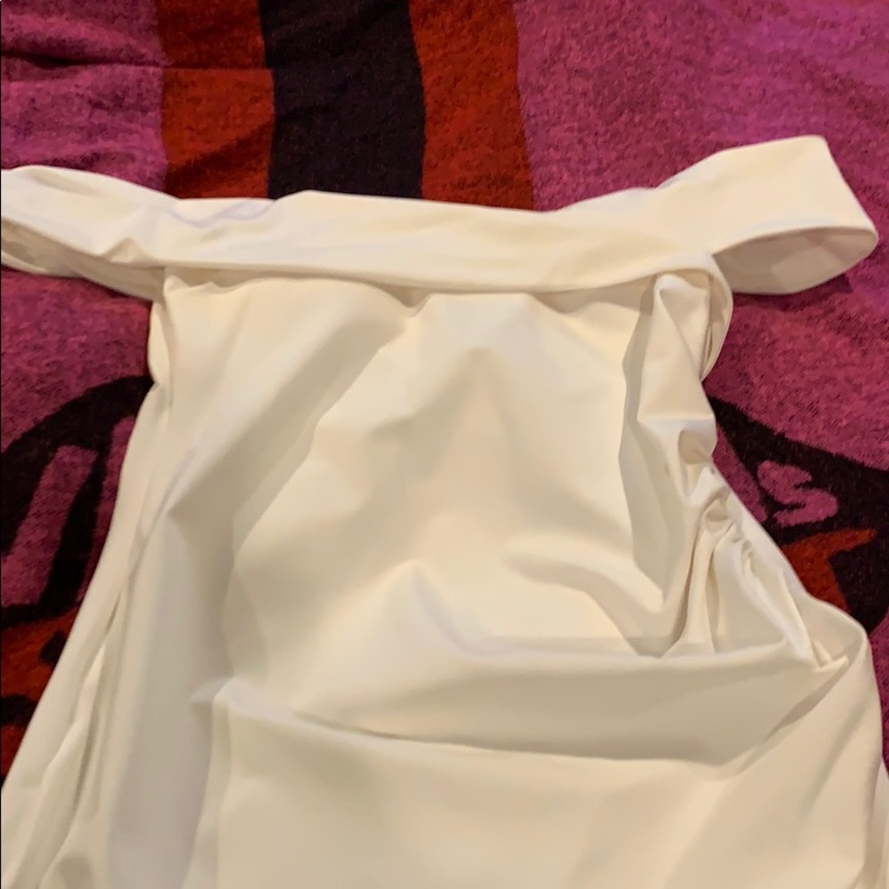 White formal dress